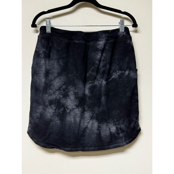SUNDRY for EVEREVE Exclusive Saturday Tie Dye Skirt, Blk/Gray, Sz 1 (S) - Picture 3 of 8